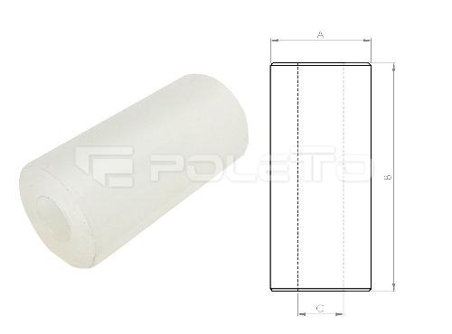 Rolete Superior 22mm com furo central 10mm (NYLON)