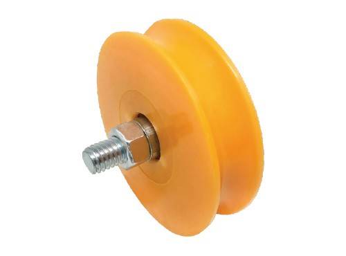 Roldana U Ferro 5/8" - com parafuso - 1 rolamento (NYLON)