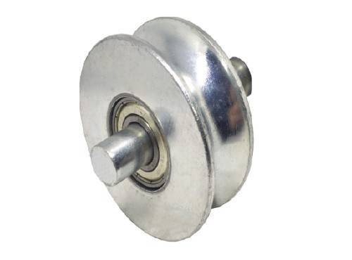 Roldana U Ferro 7/8" - Pino - 1 rolamento (ZINCADA)