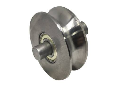 Roldana U Tubo 1/2" - pino - 1 rolamento (POLIDA)